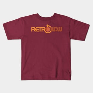 RetroWDW Long Logo Kids T-Shirt